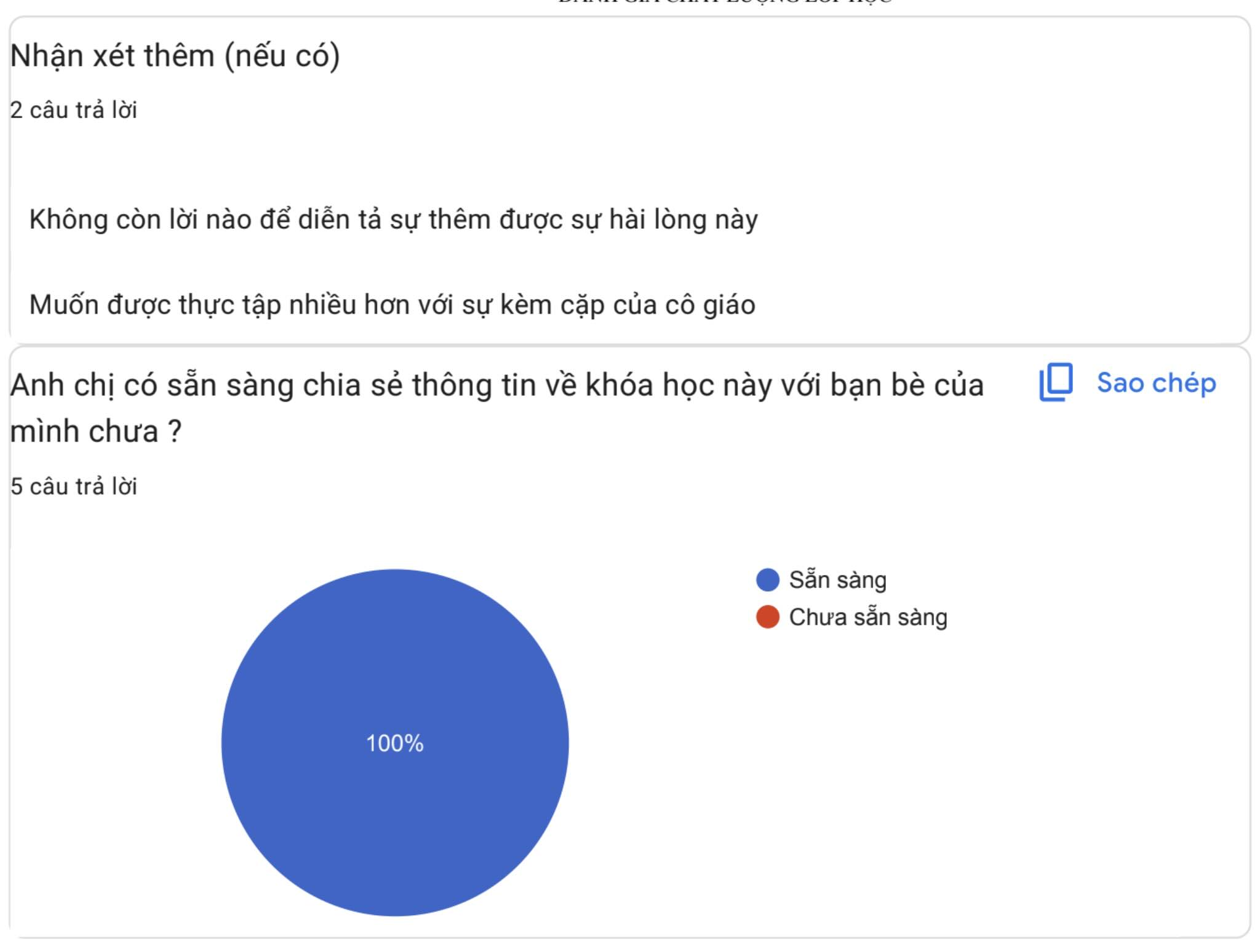 Phản hồi học viên 5